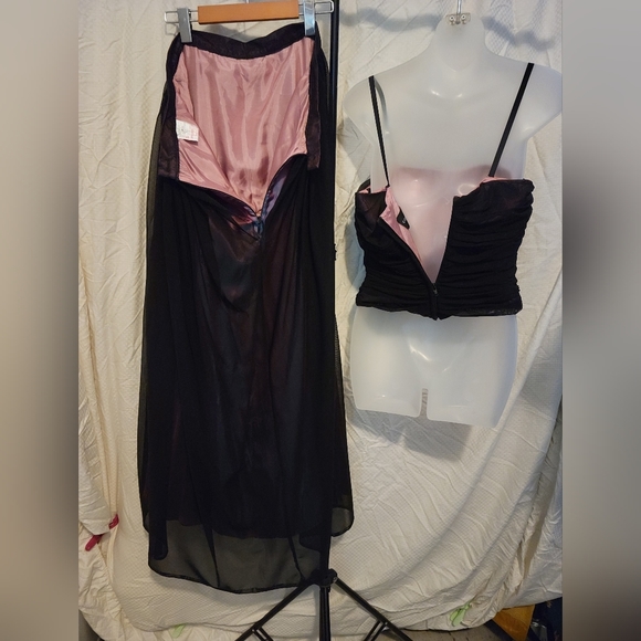 JS Collections Black Strapless Dress - Picture 5 of 11